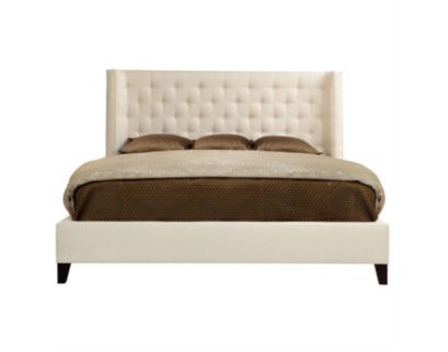 Bernhardt Maxime Beige Wingback King Bed