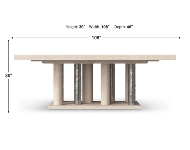 Bernhardt Prado Tawny Dining Table large image number 9