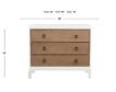 Bernards Furniture Citrus Heights White Hall Chest small image number 5