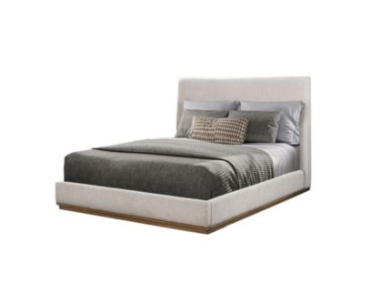 Bernards Furniture Elure Latte Upholstered Queen Bed