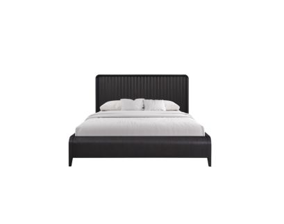 Bernards Furniture Elure Peppercorn Upholstered Queen Bed