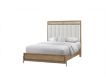 Bernards Furniture Elure Latte Upholstered Strap Panel Queen Bed small image number 1