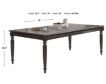Bernards Furniture Group Llc Bellamy Lane Dining Table with Leaf small image number 3