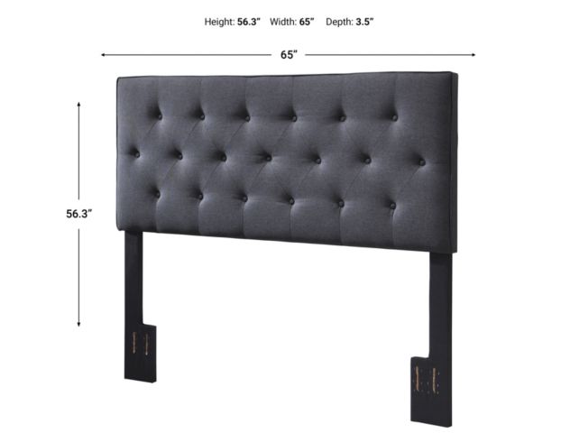 Bernards Furniture Group Llc Piper Upholstered Queen Headboard large image number 5