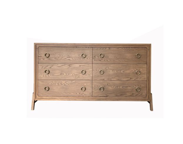 Bernards Furniture Elure Latte 6-Drawer Dresser large image number 1