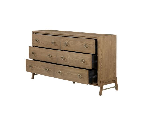 Bernards Furniture Elure Latte 6-Drawer Dresser large image number 3