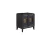 Bernards Furniture Elure Peppercorn Glass Door Nightstand small image number 2