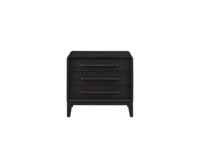 Bernards Furniture Elure Peppercorn 3-Drawer Nightstand