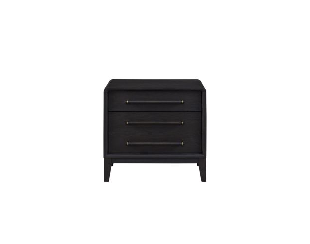 Bernards Furniture Elure Peppercorn 3-Drawer Nightstand large image number 1