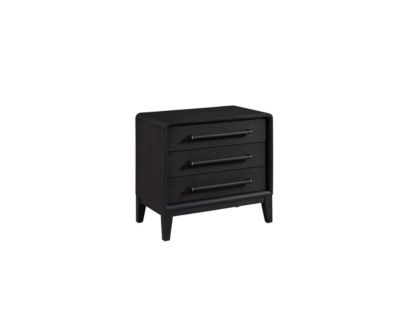 Bernards Furniture Elure Peppercorn 3-Drawer Nightstand