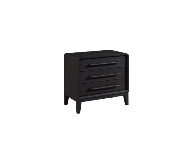 Bernards Furniture Elure Peppercorn 3-Drawer Nightstand large image number 2