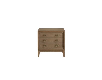 Bernards Furniture Elure Latte 3-Drawer Nightstand