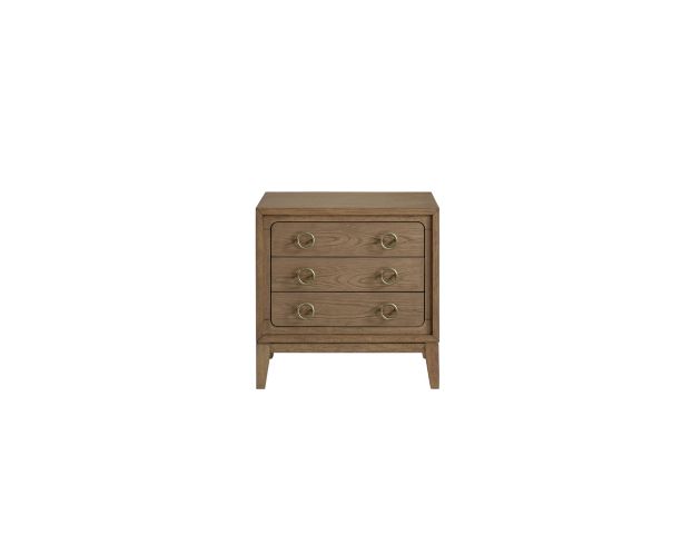 Bernards Furniture Elure Latte 3-Drawer Nightstand large image number 1