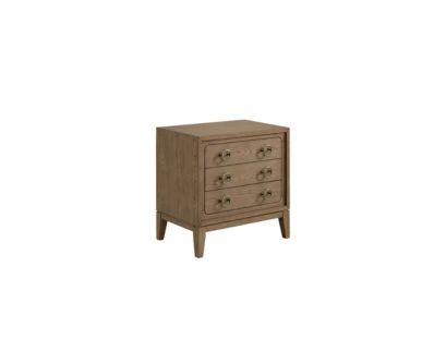 Bernards Furniture Elure Latte 3-Drawer Nightstand