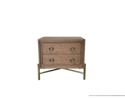 Bernards Furniture Elure Latte 2-Drawer Nightstand