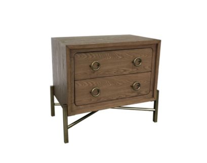 Bernards Furniture Elure Latte 2-Drawer Nightstand