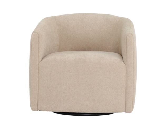 Bernhardt Aline Tan Swivel Chair large image number 1