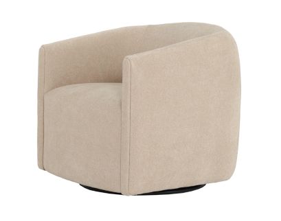 Bernhardt Aline Tan Swivel Chair