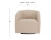 Bernhardt Aline Tan Swivel Chair small image number 8