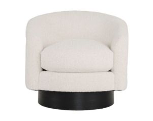 Bernhardt Camino White Swivel Chair