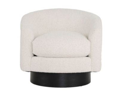 Bernhardt Camino White Swivel Chair