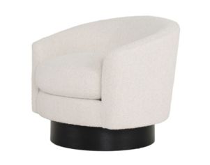 Bernhardt Camino White Swivel Chair