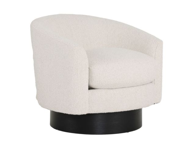 Bernhardt Camino White Swivel Chair large image number 5