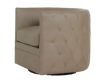 Bernhardt Palazzo Genuine Leather Tan Swivel Chair small image number 2