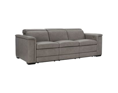 Bernhardt Lioni Genuine Leather Power Reclining Sofa