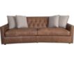 Bernhardt Candace 100% Leather Brown Sofa small image number 1
