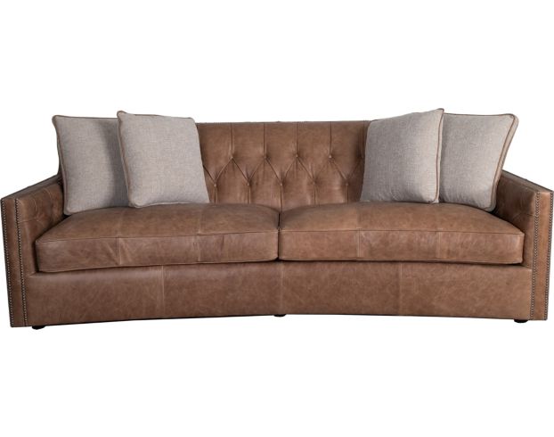 Bernhardt Candace 100% Leather Brown Sofa large image number 1