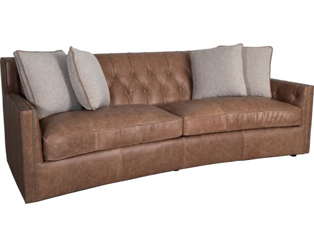 Bernhardt Candace 100% Leather Brown Sofa large image number 2