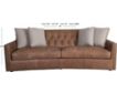 Bernhardt Candace 100% Leather Brown Sofa small image number 8