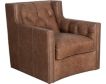 Bernhardt Candice Brown 100% Leather Swivel Chair small image number 2