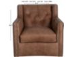 Bernhardt Candice Brown 100% Leather Swivel Chair small image number 7