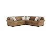 Bernhardt Grandview Brown Genuine Leather 5-Piece Sectional small image number 1