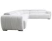 Bernhardt Aldo White Boucle 3-Piece Power Reclining Sectional small image number 3