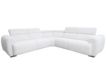Bernhardt Aldo White Boucle 3-Piece Power Reclining Sectional small image number 4