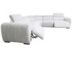 Bernhardt Aldo White Boucle 3-Piece Power Reclining Sectional small image number 9