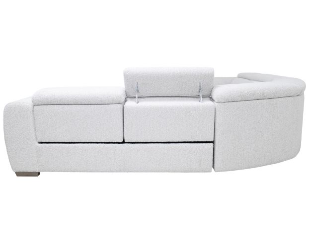 Bernhardt Aldo White Boucle 3-Piece Power Reclining Sectional large image number 13