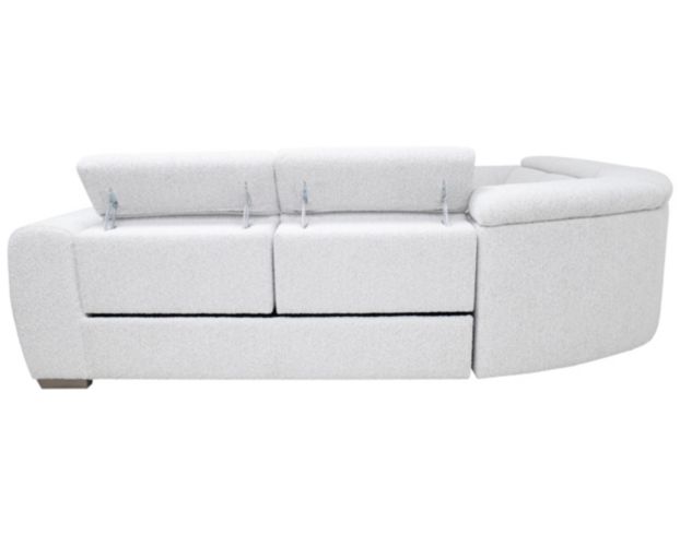 Bernhardt Aldo White Boucle 3-Piece Power Reclining Sectional large image number 14