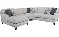 Bernhardt Mila 4-Piece Sectional with Left-Facing Chaise