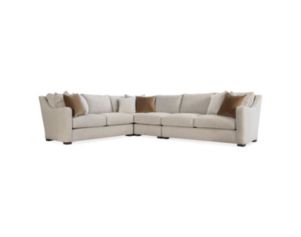 Bernhardt Ventura White & Tan 4-Piece Sectional