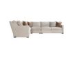 Bernhardt Ventura White & Tan 4-Piece Sectional small image number 3