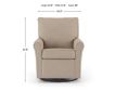 Best Chair Kacey Swivel Glider small image number 5