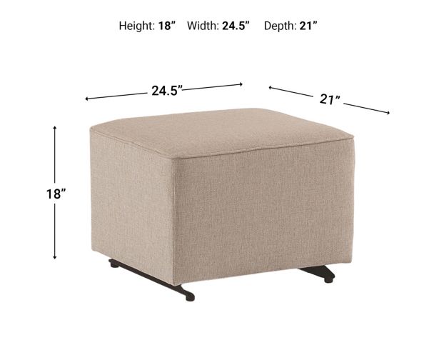 Best Chair Kacey Gliding Ottoman large image number 3