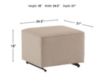 Best Chair Kacey Gliding Ottoman small image number 3