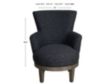 Best Chair Justine Charcoal Swivel Chair small image number 6