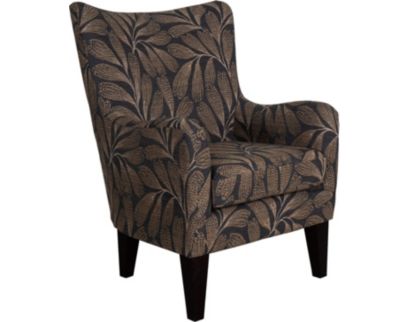 Best Chair Novae Leaf Printed Wingback Chair