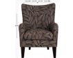 Best Chair Novae Leaf Printed Wingback Chair small image number 6